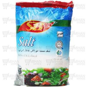 نمک تصفیه شده 300 گرم اس بی ( SB)