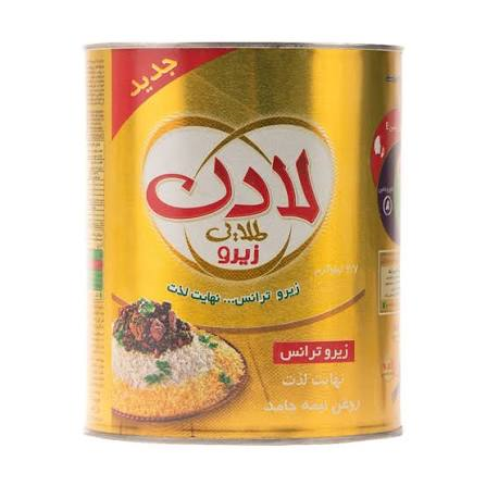 روغن لادن طلایی نیمه جامد بدون ترانس 2.7 کیلویی جار