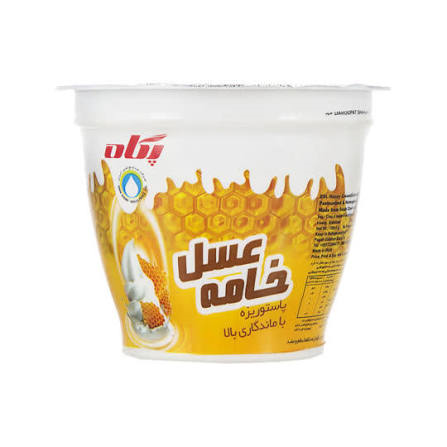 خامه عسلی پاستوریزه لیوانی 100 گرم پگاه