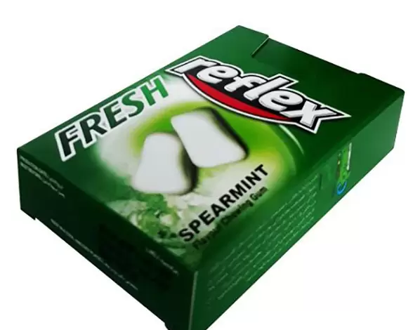 آدامس دراژه با طعم نعناع فلفلی reflex white