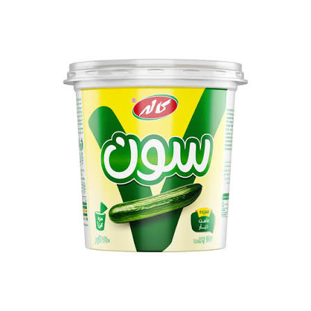ماست طعم دار خیار 750 گرمی سون کاله