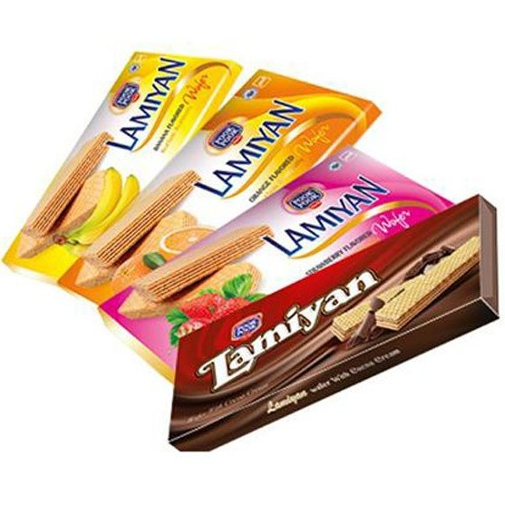 ویفر توت فرنگی 160گرمی لامیان