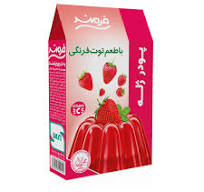 پودر ژله با طعم توت فرنگی 100 گرم فرمند