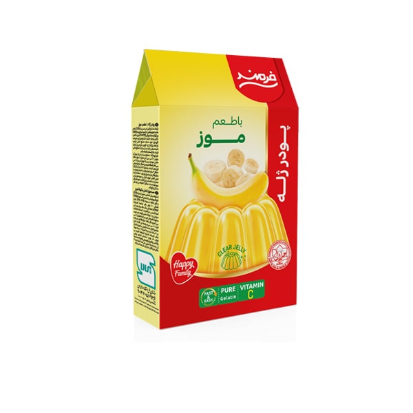 پودر ژله با طعم موز 100 گرم فرمند