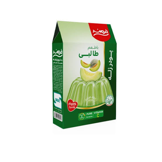 پودر ژله با طعم طالبی 100 گرم فرمند