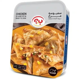 سمبوسه مرغ نیمه اماده منجمد 450 گرمی