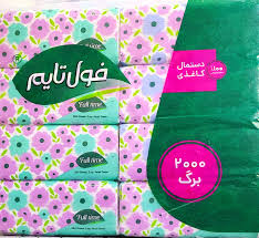 دستمال کاغذی فول تایم 8 عددی