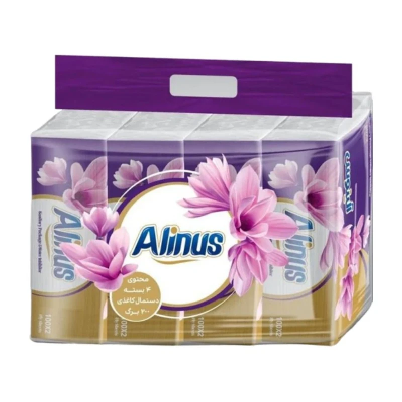 دستمال کاغذی 250*2 برگ اقتصادی آلینوس