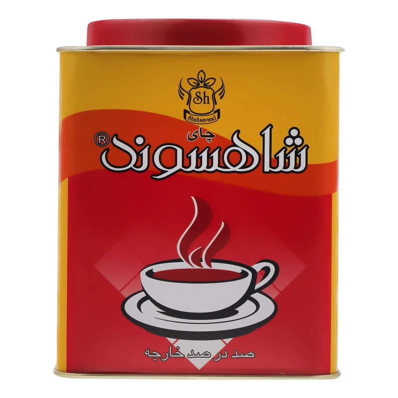 چای شاهسونی سیاه سیلان شکسته معطر 454 گرم فلزی